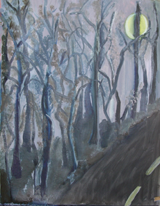 Loup Garou Road Painting